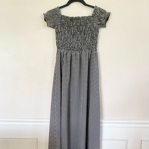 Lulus — Off the shoulder Gingham dress